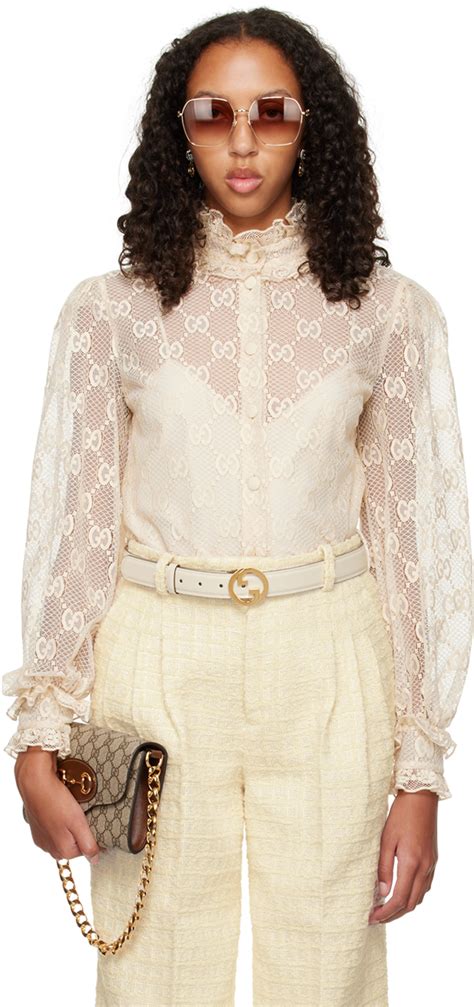 gucci blouse|gucci shirt transparent.